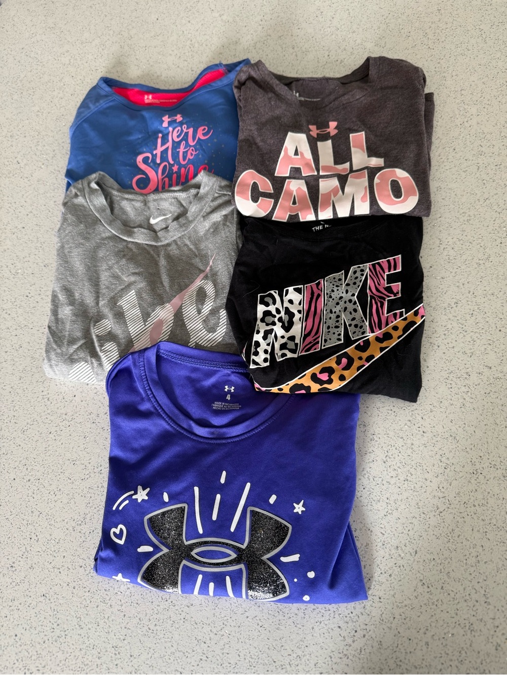 Under Armour Purple Graphic Logo Short-Sleeve Tee